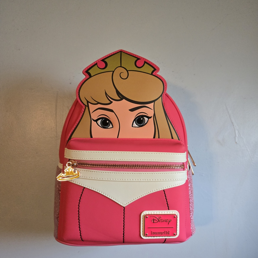 Loungefly Pink Aurora Mini Backpack
